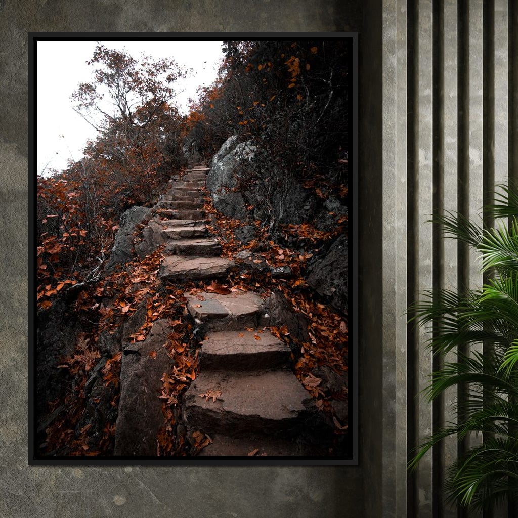 Autumn Path Canvas Wall Art