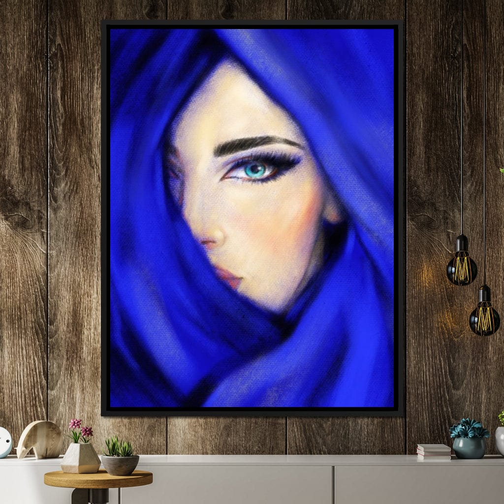 Blue Eye Canvas Wall Art