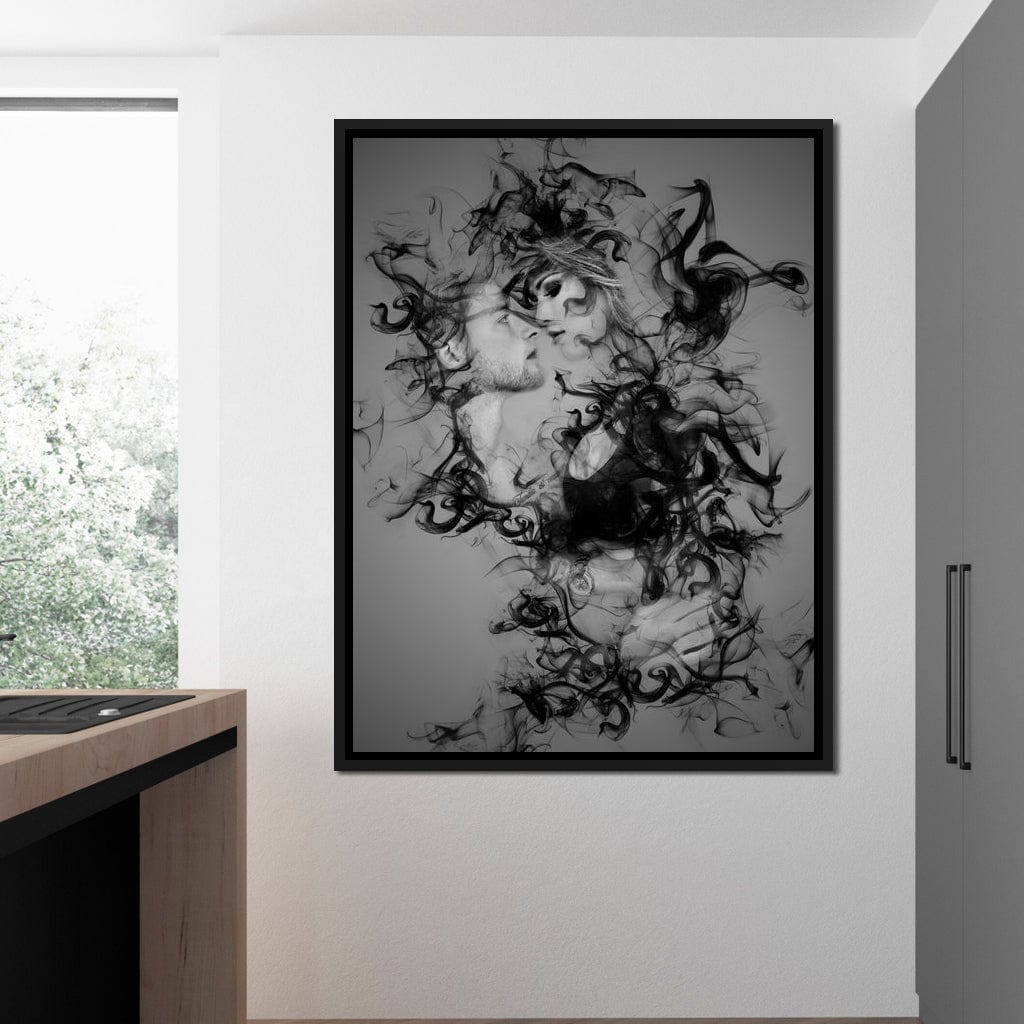 The Smoke Collection 06 Canvas Wall Art