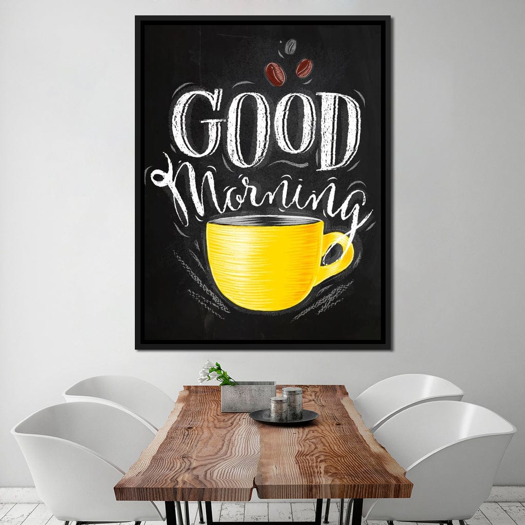Good Morning Canvas Wall Art