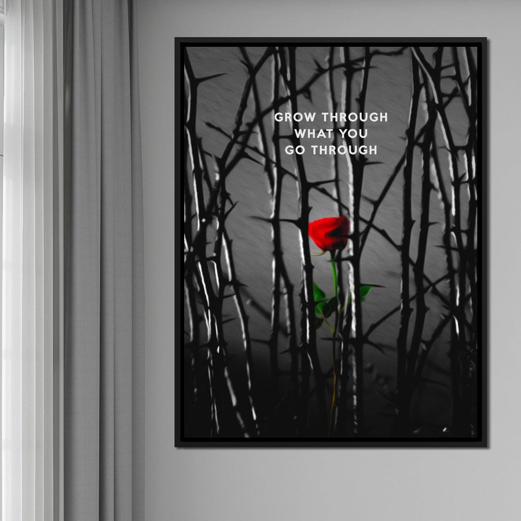 Grow Through Canvas Wall Art