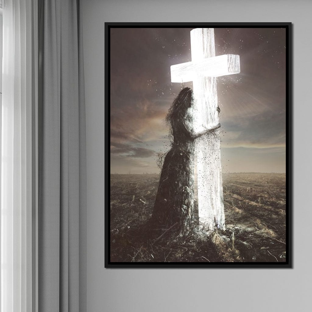 Holding Faith Canvas Wall Art