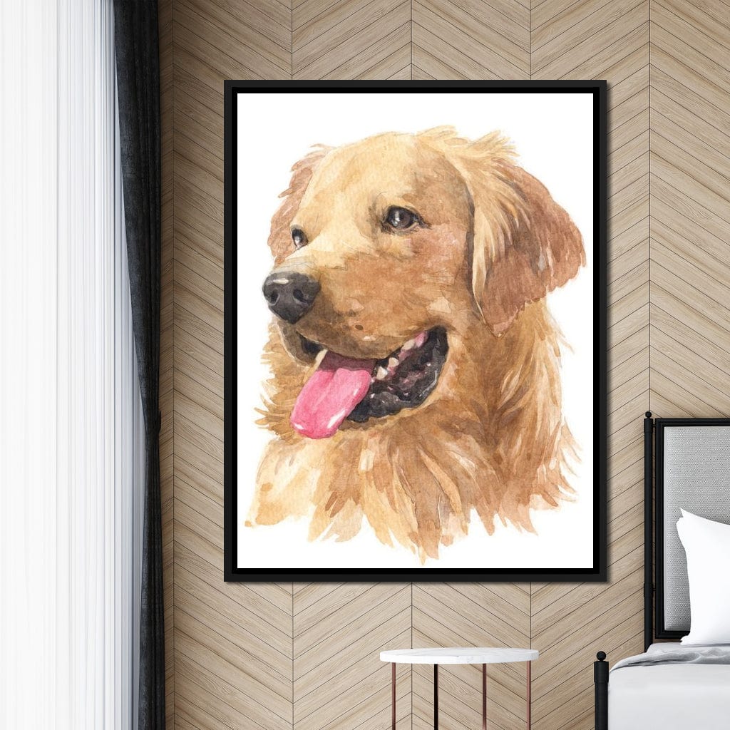 Golden Retriever Canvas Wall Art