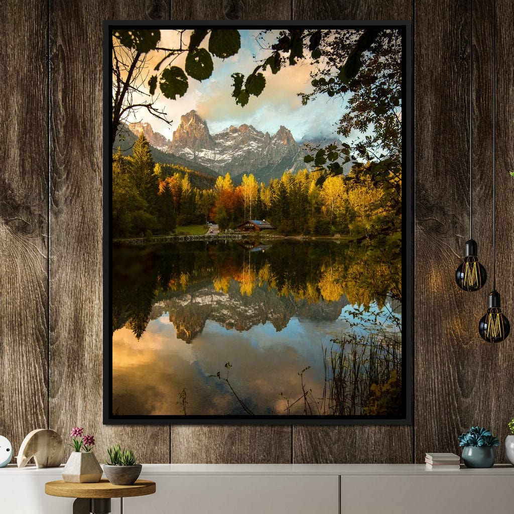 Lake Welsperg Canvas Wall Art