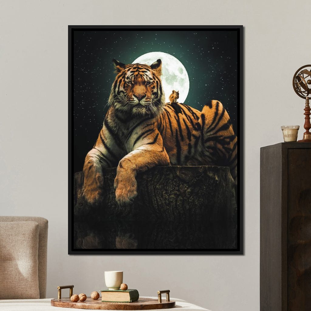 Tiger Squirel Canvas Wall Art