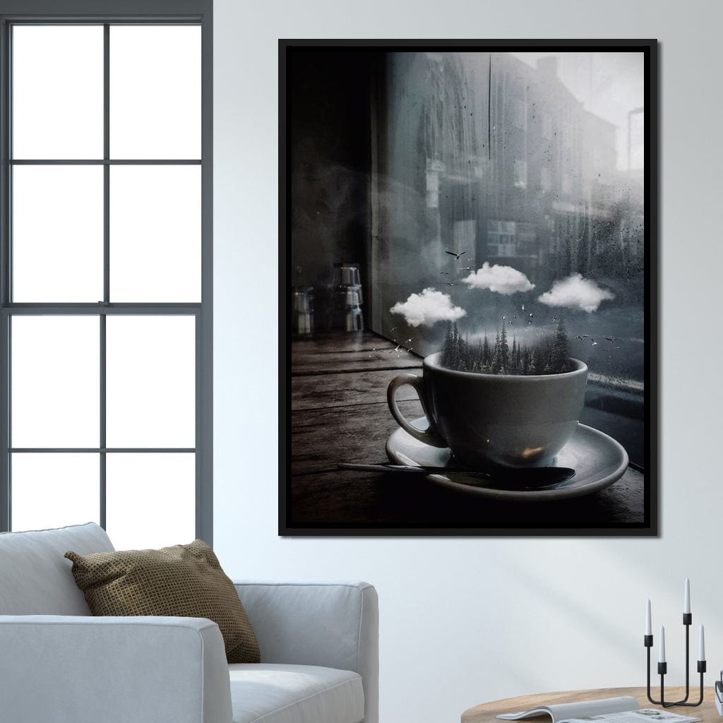 Cup Forest Canvas Wall Art