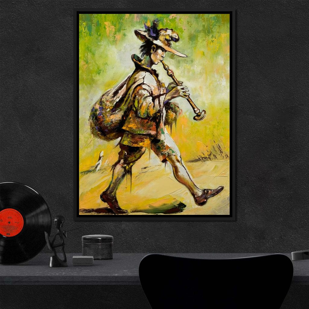 Wandering Troubadour Canvas Wall Art