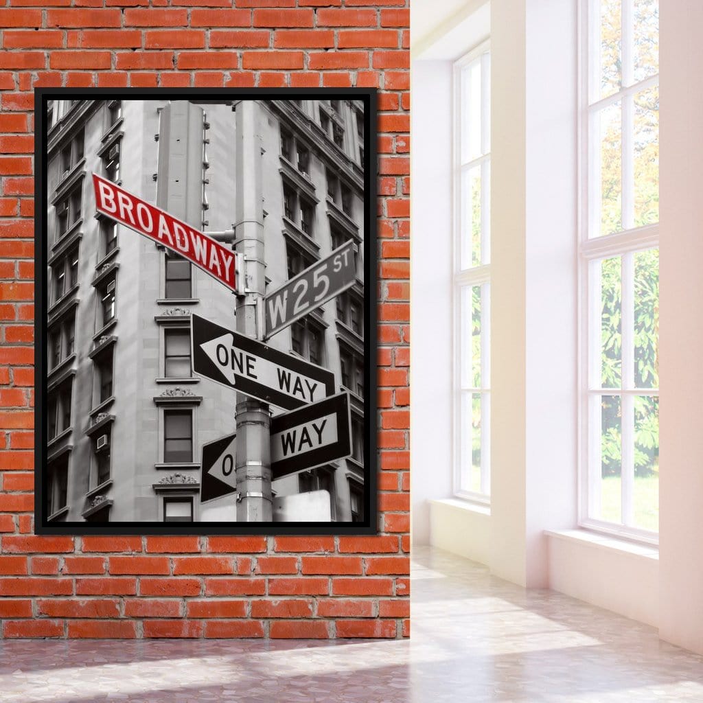 Broadway Canvas Wall Art