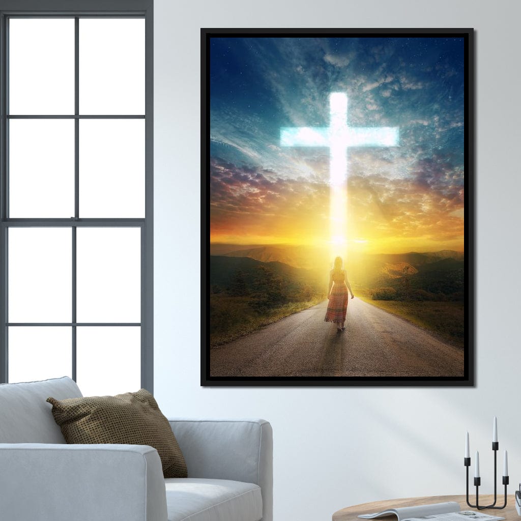 Faith Road Canvas Wall Art