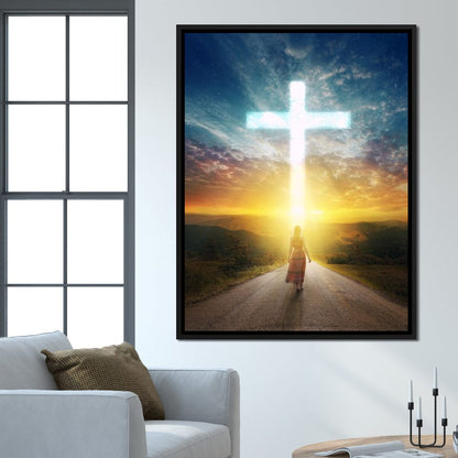 Faith Road Canvas Wall Art