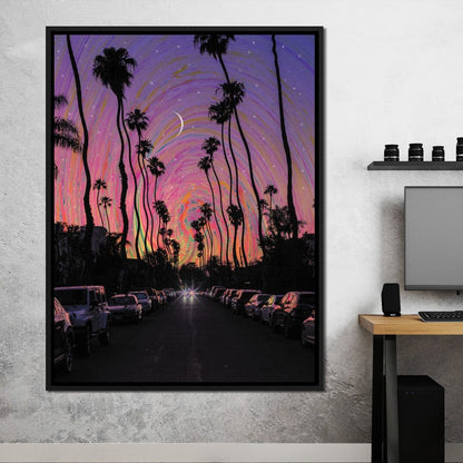 LA Vibes Canvas Wall Art
