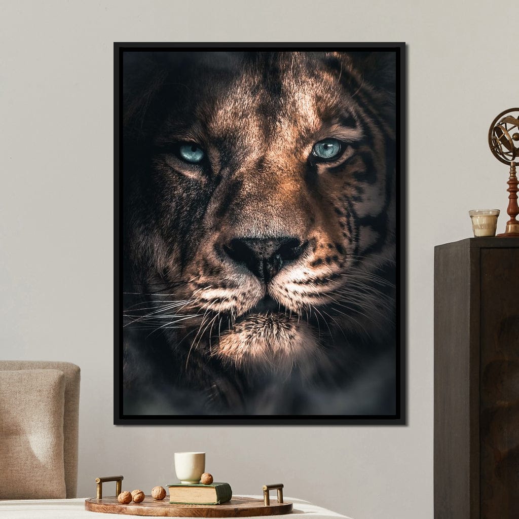 Lion Tiger Canvas Wall Art