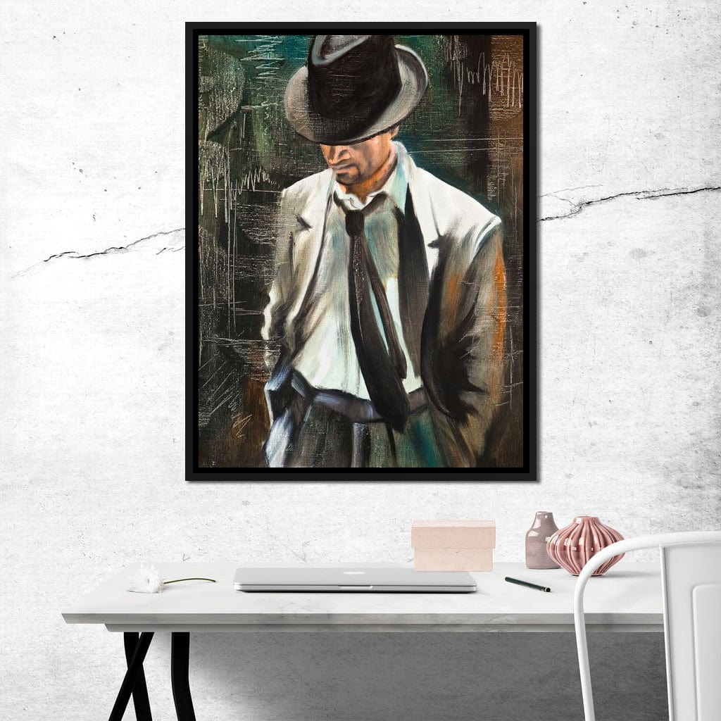 Stylish Man Canvas Wall Art