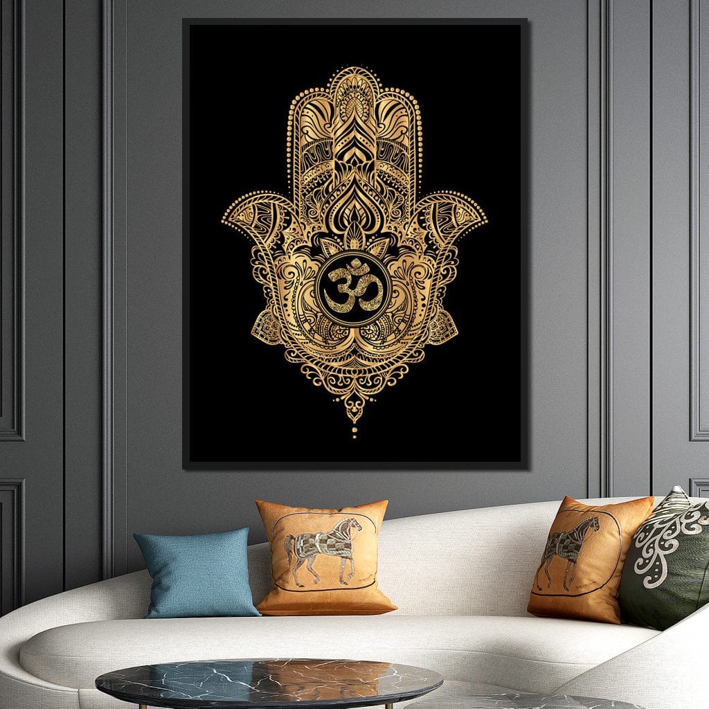 Hand of Fatima Canvas Wall Art