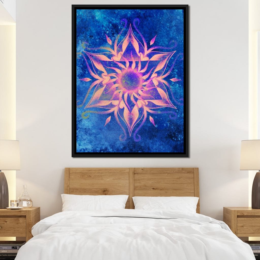 Pink Mandala Canvas Wall Art