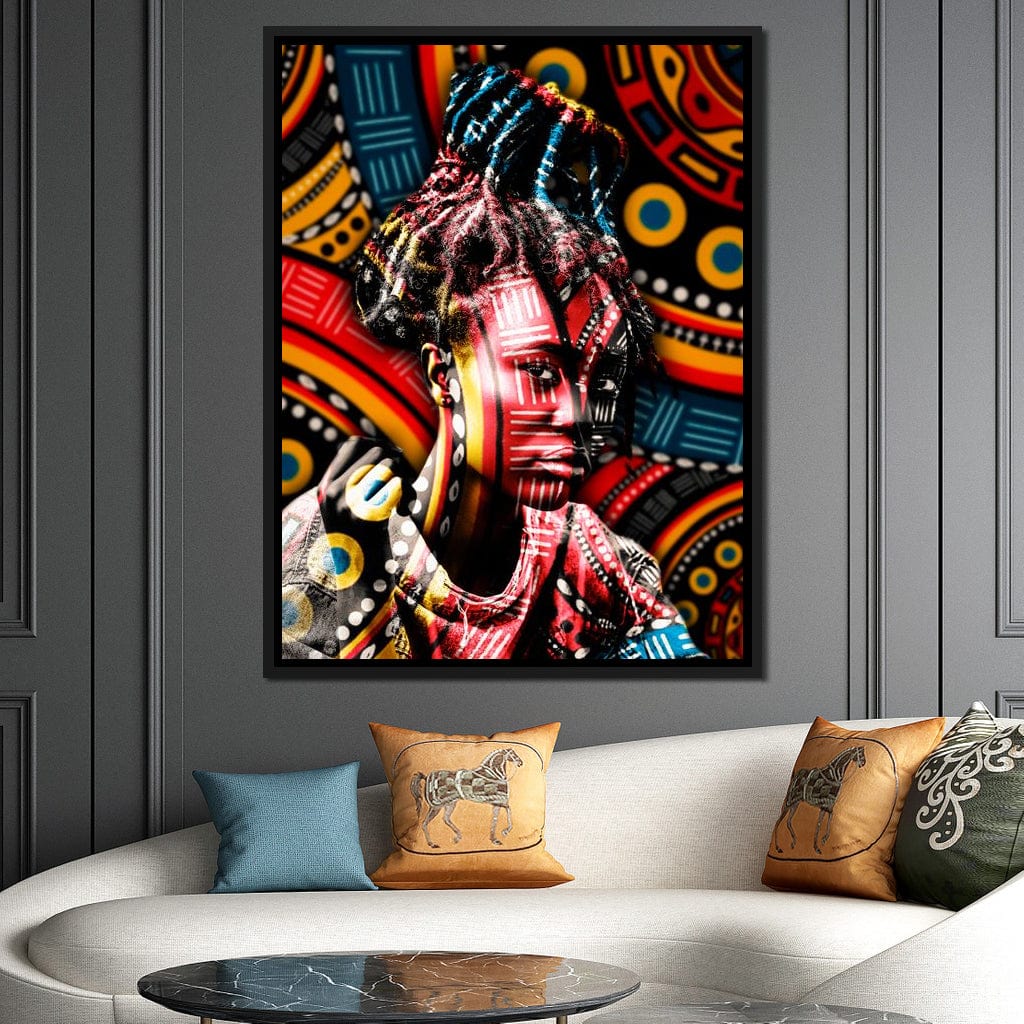 Colorful Portrait Canvas Wall Art