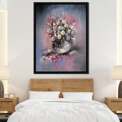 Beautiful Flowers Vase Canvas Wall Art
