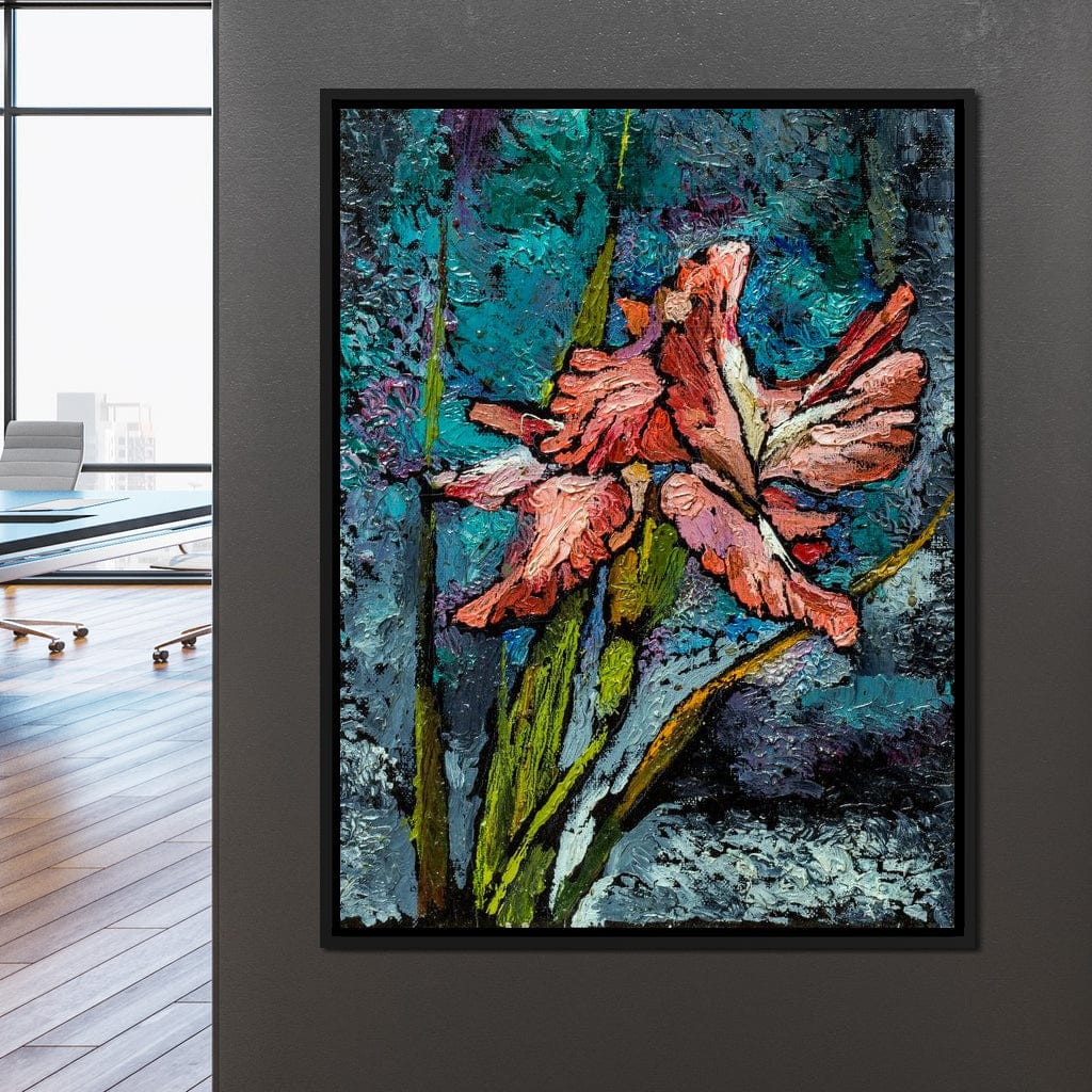 Red Iris Canvas Wall Art