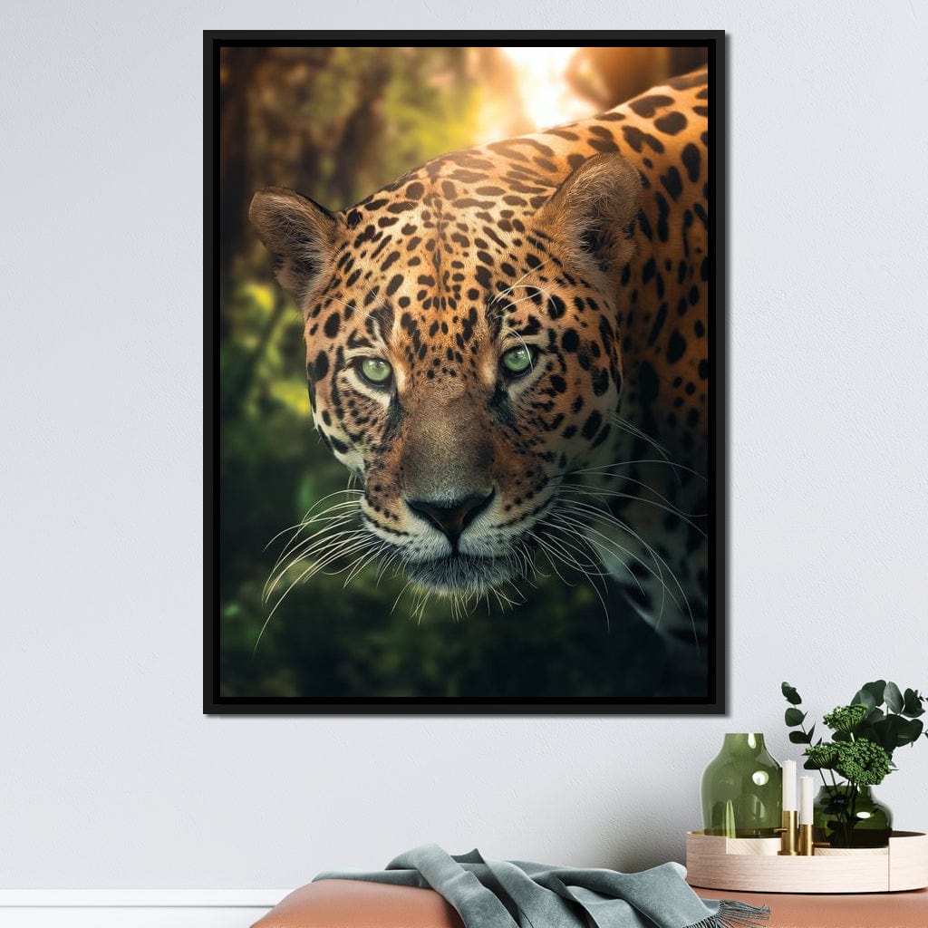Leopard Amazone Canvas Wall Art