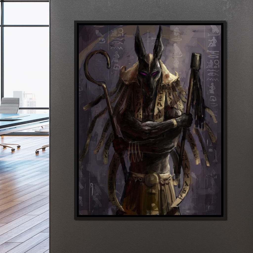 Anubis Canvas Wall Art