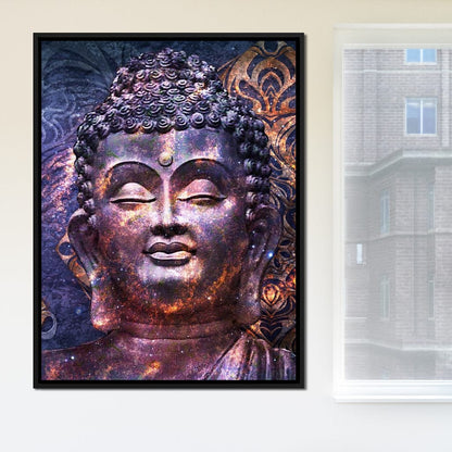 Blue Buddha Canvas Wall Art
