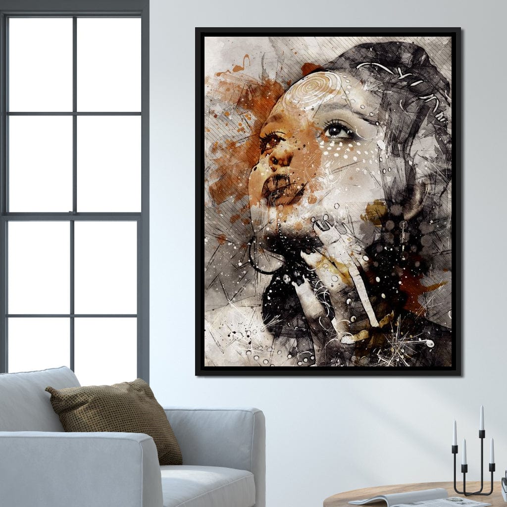 Woman Portrait Canvas Wall Art