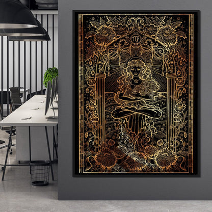 Zodiac sign Virgo Canvas Wall Art
