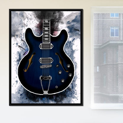 Gary Clark Jr's Electric Guitar Canvas Wall Art