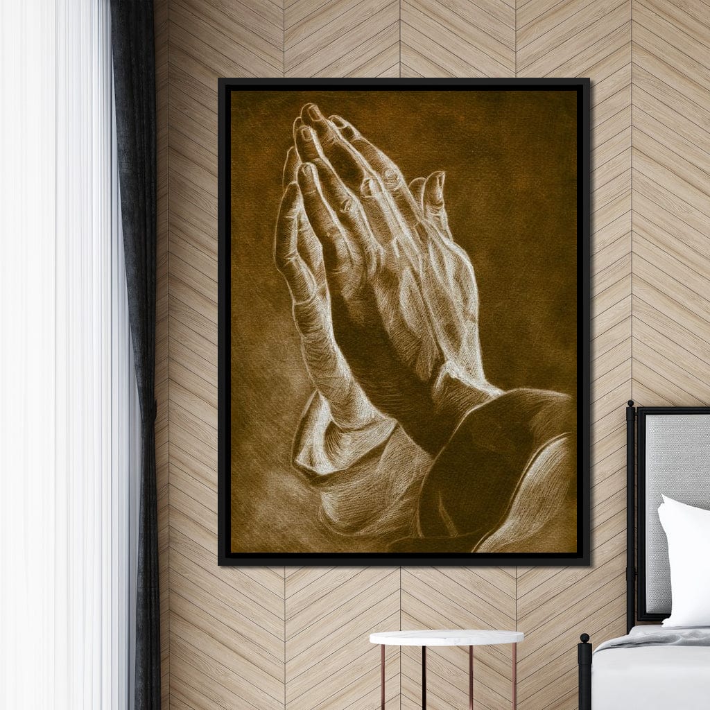 Praying Hands Canvas Wall Art