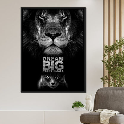 Dream Big Start Small Canvas Wall Art