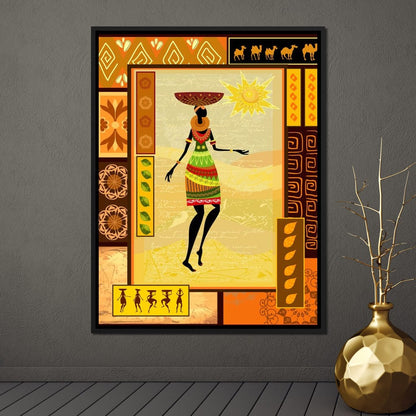 African Art Canvas Wall Art