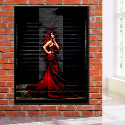 Red Passion Canvas Wall Art