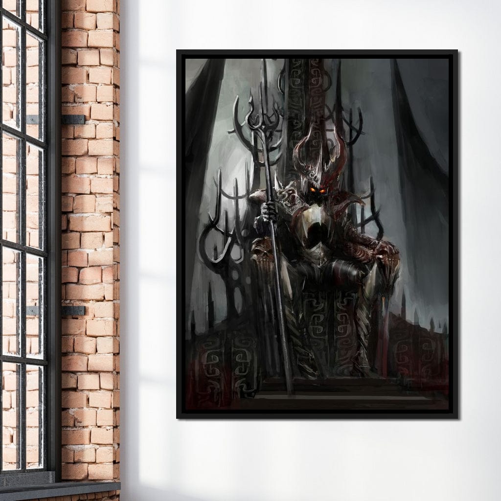 Death Knight Canvas Wall Art