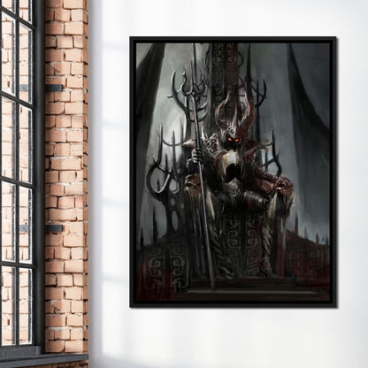 Death Knight Canvas Wall Art