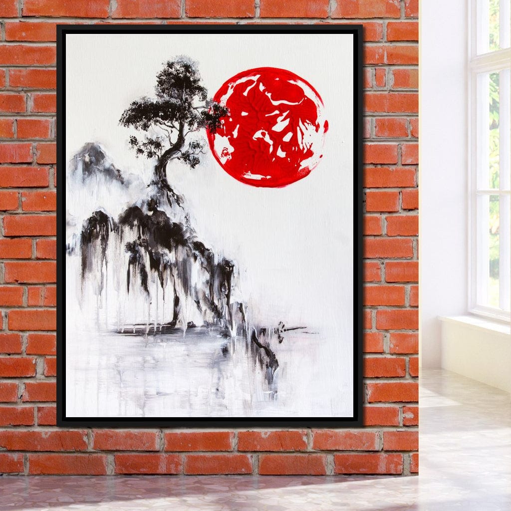 Japanese Tree Canvas Wall Art