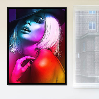 Seductive Blonde 1 Canvas Wall Art