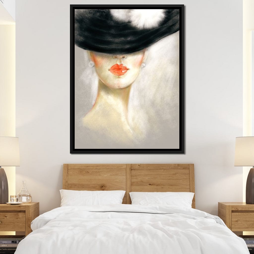 Chic Portrait Canvas Wall Art