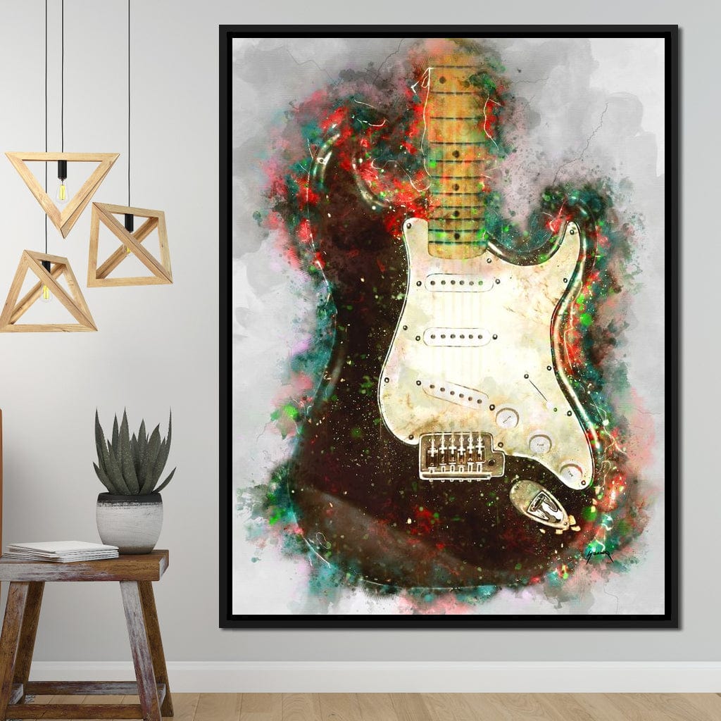 Eric Clapton's Guitar Canvas Wall Art