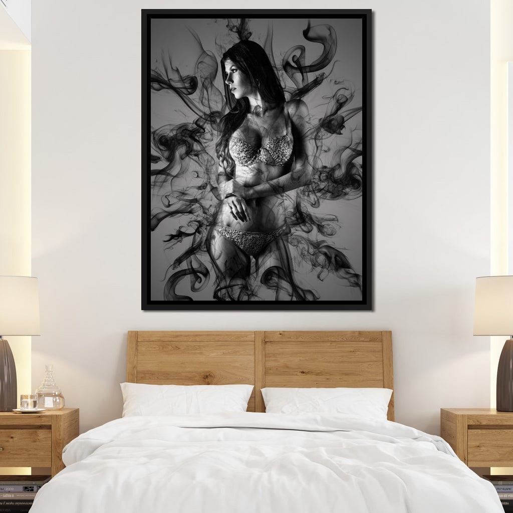 The Smoke Collection 08 Canvas Wall Art
