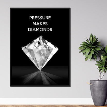 Pressure Makes Diamonds Canvas Wall Art