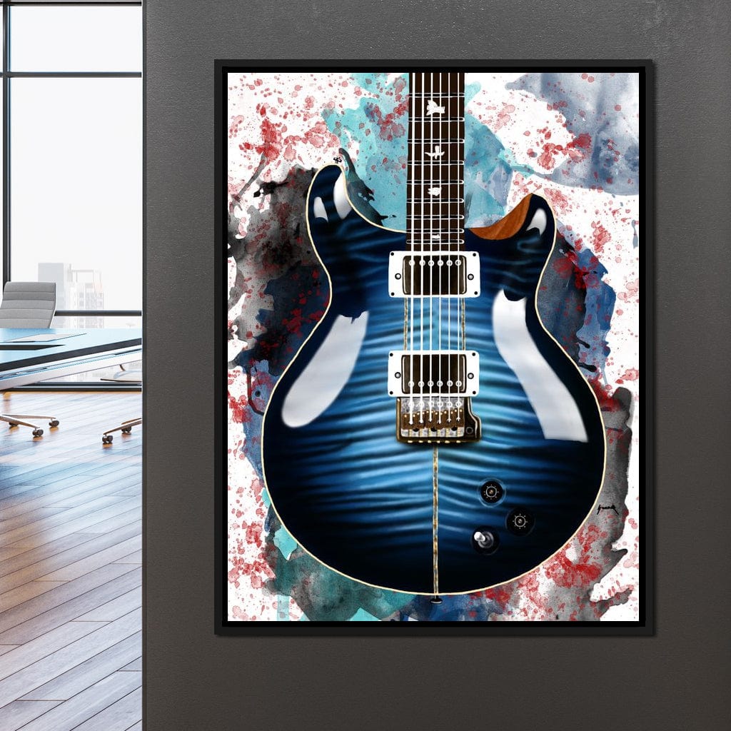 Santana's Electric Guitar Canvas Wall Art