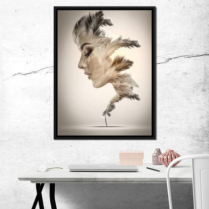 Feathers Canvas Wall Art