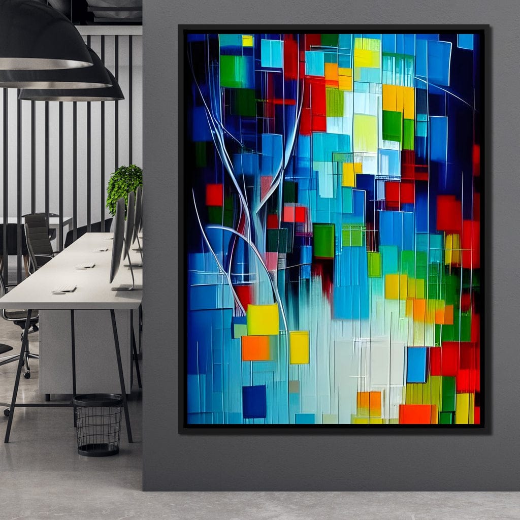 Colorful Contemporary Art 045 Canvas Wall Art