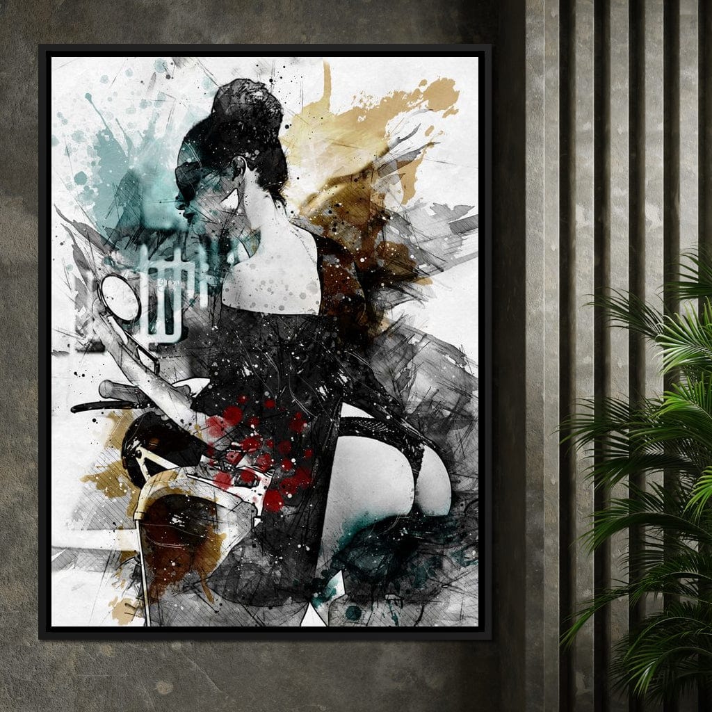 Sensuel a Paris Canvas Wall Art