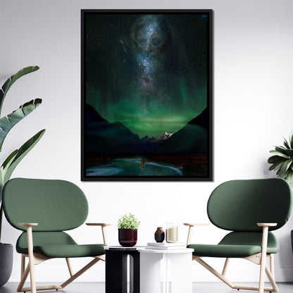 Odin Viking Funeral Boat - KitConcepts Canvas Wall Art