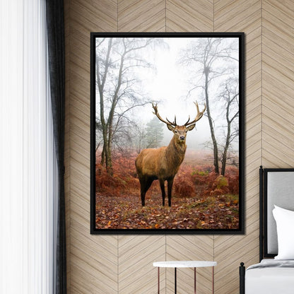 Red Deer Stag Canvas Wall Art