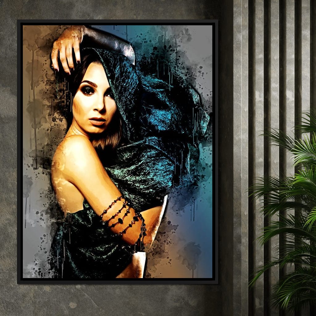 Covered by Beauty Canvas Wall Art