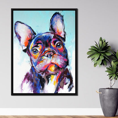French Bulldog Canvas Wall Art