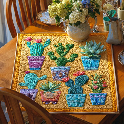 Cactus Canyon Quilted Table Topper