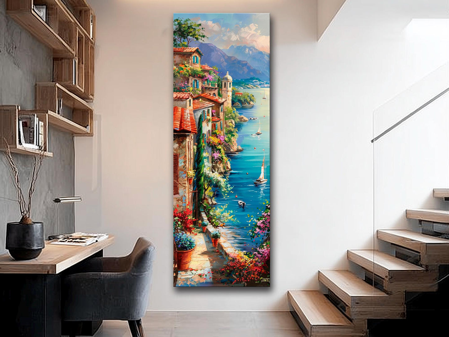 Lake Como Canvas Print – Framed Canvas Art | Italy Wall Art, Ready to Hang